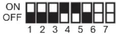 PANASONIC VL-VM303SX - Distributor DIP switch settings - 17