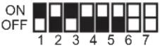 PANASONIC VL-VM303SX - Distributor DIP switch settings - 10