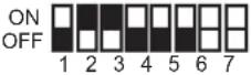 PANASONIC VL-VM303SX - Distributor DIP switch settings - 12
