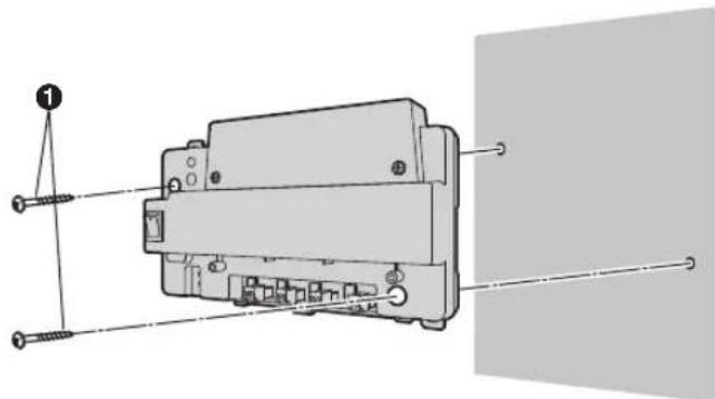 PANASONIC VL-VM303SX - Attaching directly to a wall - 1