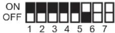 PANASONIC VL-VM303SX - Distributor DIP switch settings - 31