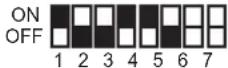 PANASONIC VL-VM303SX - Distributor DIP switch settings - 19
