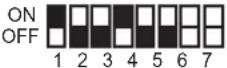 PANASONIC VL-VM303SX - Distributor DIP switch settings - 18