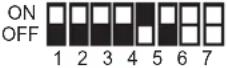 PANASONIC VL-VM303SX - Distributor DIP switch settings - 32