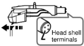 Head shell terminals
