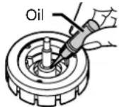 TECHNICS SL-1210M5GPP - Oiling the center spindle. - 1