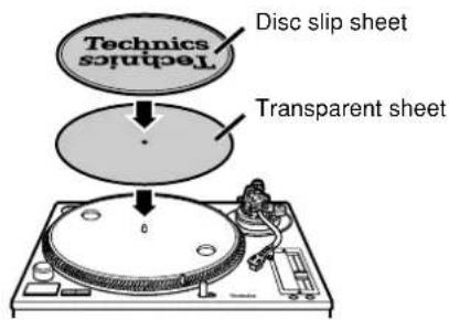 Technics Disc slip sheet Transparent sheet
