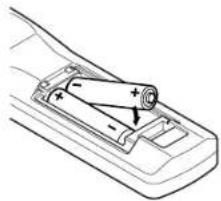 TOSHIBA TXP-451 - Installing batteries - 2