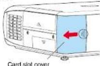 TOSHIBA TLP-S200 - ■Mounting a PC card - 1