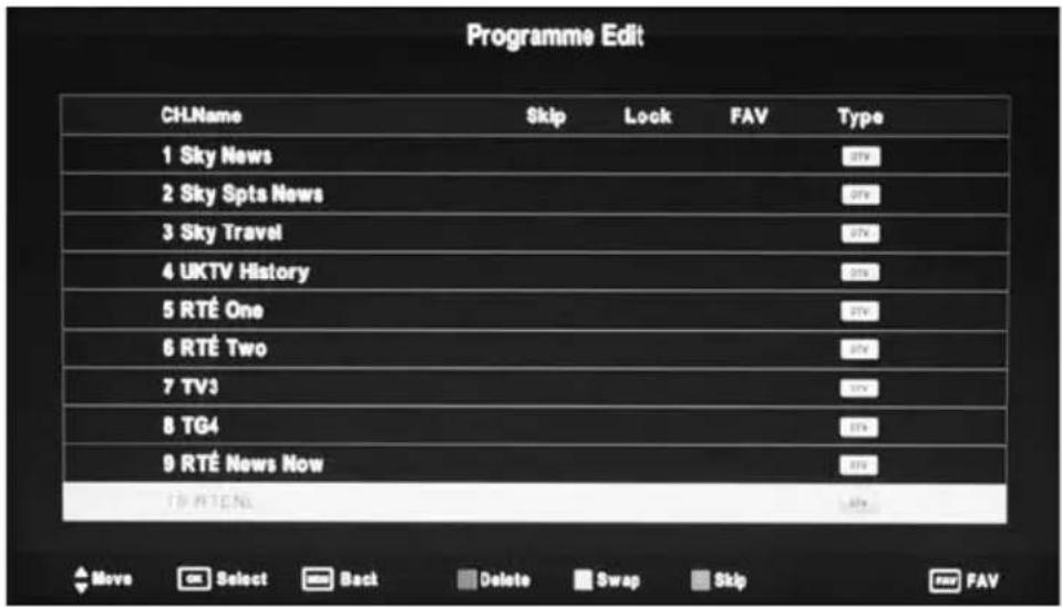 Technika LED22-248COMIW - CHANNEL MENU - 4