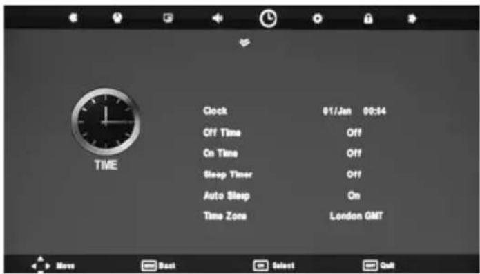 Technika LED22-248COMIW - TIME MENU - 1