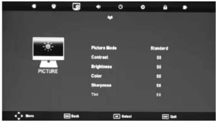Technika LCD23-231-BR-G-ROI - PC SETTINGS - 1