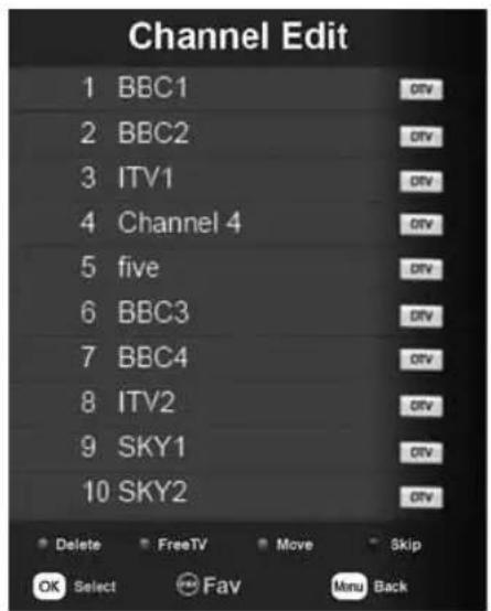 Technika 22E21S-FHD/DVD - CHANNEL MENU - 3