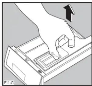 Tricity Bendix AW1460W - Cleaning the dispenser drawer - 2