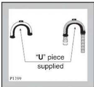 "U" piece supplied P1199