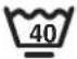 Tricity Bendix AW1460W - Wash Care Symbols - 5