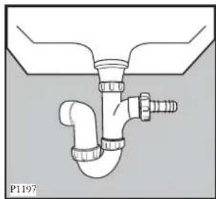 Tricity Bendix AW1460W - Onto a sink outlet spigot. - 1