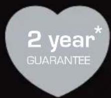 2 year* GUARANTEE