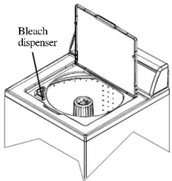 Speed Queen SLW570RAW - Bleach Dispenser - 1