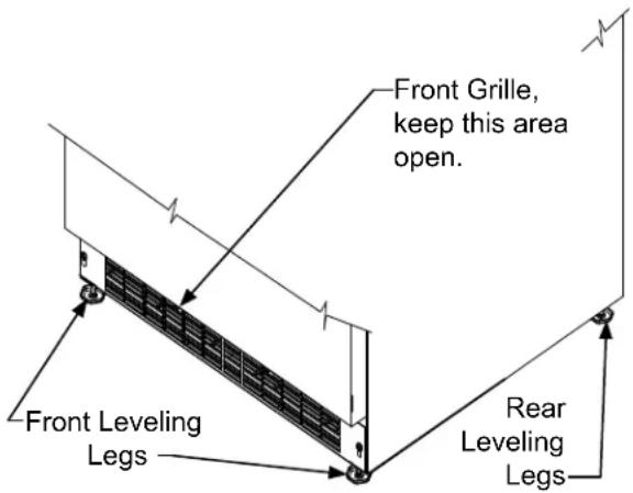 Fisher & Paykel RF24TL1 - Front Grille - 1