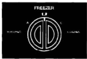 FREEZER A B C W: 1.5MPa C: 0.5MPa