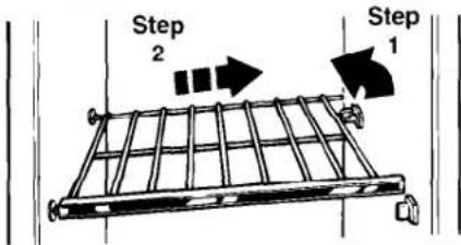 Roper RS20EKXEW00 - To remove the shelf: - 1