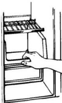 Roper RS20DKXBW00 - To replace the bin/basket: - 1