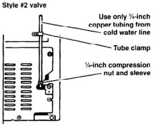 Roper RS20AWXEN00 - Connecting to refrigerator - 2