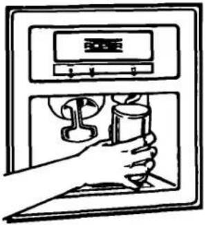 Roper RS20AKXDN00 - To dispense water: - 1