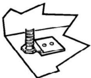 Roper FGP335BL2 - To verify the anti-tip brackets are engaged: - 1