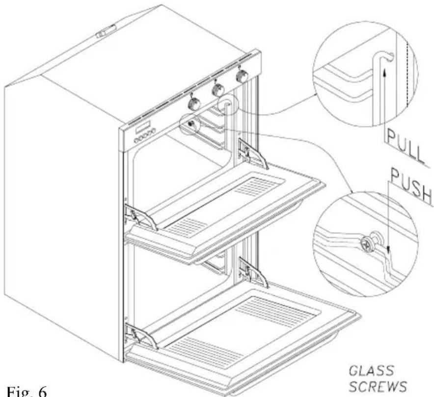 PULL PUSH GLASS SCREWS Fig. 6