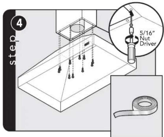 VIKING VCIH56608BK - Installation (VCIH/CVCIH Island Hoods) - 2