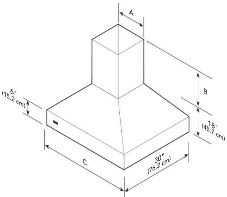 VIKING VCIH56608BK - Dimensions & Specifications - 1