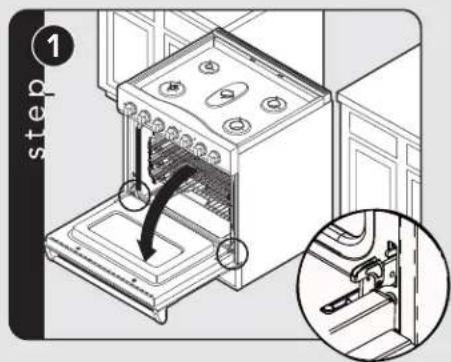 VIKING RVGR33025BWH - Door Removal - 1
