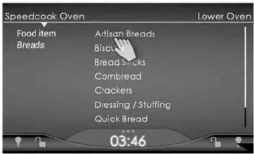 Speedcook Oven Food item Breads Artisan Breads Biscuits Bread Snacks Cornbread Crackers Dressing / Stuffing Quick Bread Lower Oven 03:46