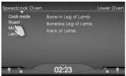 Speedcook Oven Cook mode Roast Me Lamb Bone-in Leg of Lamb Boneless Leg of Lamb Rack of Lamb 02:23 Lower Oven