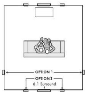 DEFINITIVE TECHNOLOGY 3.5R - Placement Options - 3
