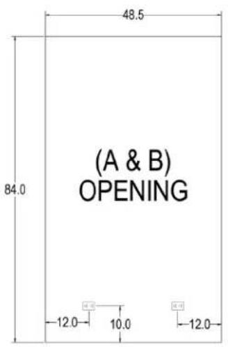 Perlick CR24D-1-4L - FINISHED OPENING DIMENSIONS FOR 2 AND 3 UNIT INSTALLATIONS. - 1