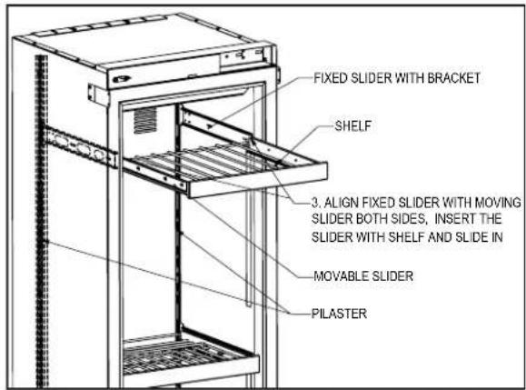 Perlick CR24D-1-4L - Wine Shelving - 4