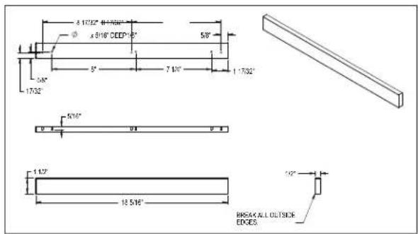 Perlick Signature Series HP15WO-3-4L - WINE RACK TRIM (OPTIONAL) - 2