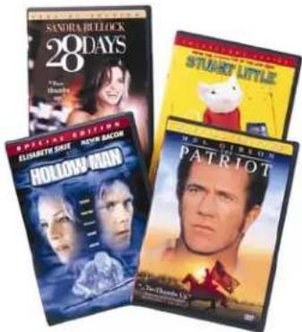 SANDRA BULLOCK 20 DAYS A Queen's House STUART LITTLE HOLLOW MUN HOLDEN ON PATRIOT