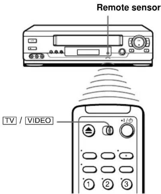 Remote sensor TV / VIDEO