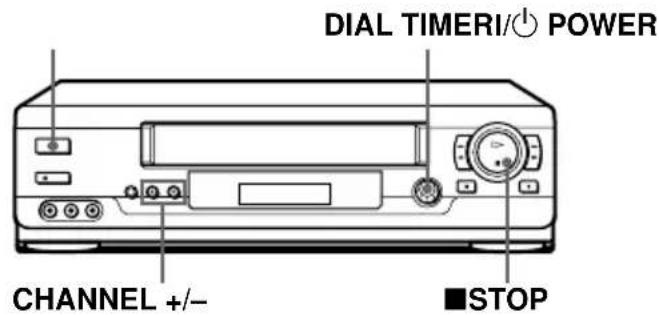 DIAL TIMERI/ ⏻ POWER CHANNEL +/- ■ STOP