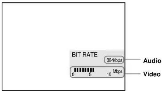 BIT RATE 384kbps Audio 0 5 10 Mbps Video