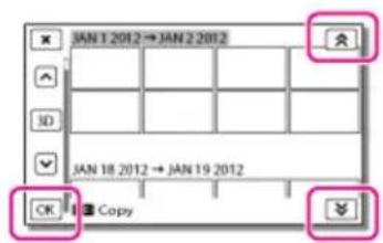 JAN1 2012 → JAN 2 2012 JAN 18 2012 → JAN 19 2012 OK Copy