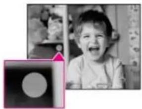 SONY Handycam HDR-TD30V - If white circular spots appear on photos - 1