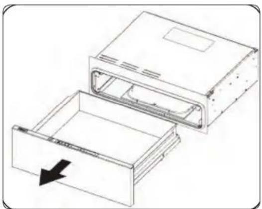 Dacor Modernist DWR30M977WIP - Removing the drawer from the appliance - 4