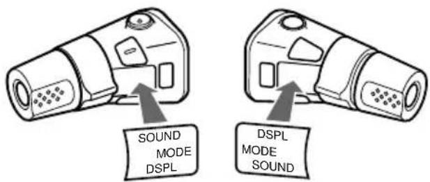 SOUND MODE DSPL DSPL MODE SOUND