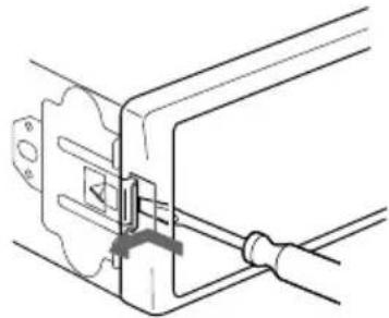 SONY XR-CA610XFP - Remove the front cover - 1