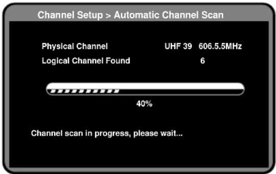 Palsonic HDSTB300 - Automatic Channel Scan - 1